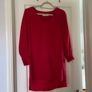 Amanda Uprichard Red silk dress- size XS/P